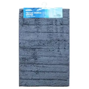 Коврик для ванной Baltic Aqua Rino, 50x80 см, серый