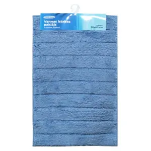 Коврик для ванной Baltic Aqua Rino 50x80 см, синий