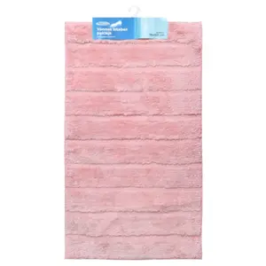 Baltic Aqua Rino Bathroom Mat 70x120cm, Pink