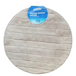 Коврик для ванной Baltic Aqua Rino, 70 см, хаки