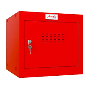 Phoenix Safe CL0344RRK Personal Locker, Freestanding, Red