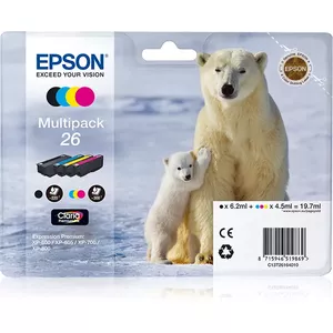 Картридж Epson Ink C13T26164010 Черный Голубой Пурпурный Желтый