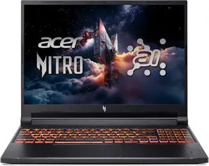 Acer Nitro V 16 AI ANV16-42-R70Z Gaming Laptop, AMD Ryzen 5, 16GB RAM, 512GB SSD, NVIDIA GeForce RTX 3050, 165Hz Display
