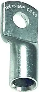 Erko KCS Copper Tubular Ring Terminal M6 for 6mm² Wire, 50 Pieces