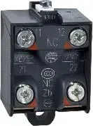 Schneider Electric XE2SP2141 palīgkontaktu bloks, 2NC, aizmugurējā montāža