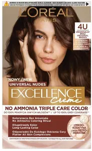 L'Oreal Paris Excellence Creme Universal Nudes Hair Color, 4U Universal Brown