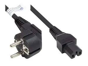 Schneider Electric P0150-S010 Power Cable 1m, Type E+F to C15 Coupler
