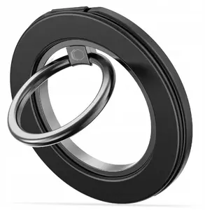 Tech-Protect MMR600 Magnetic MagSafe Phone Ring Finger Holder Satin Black