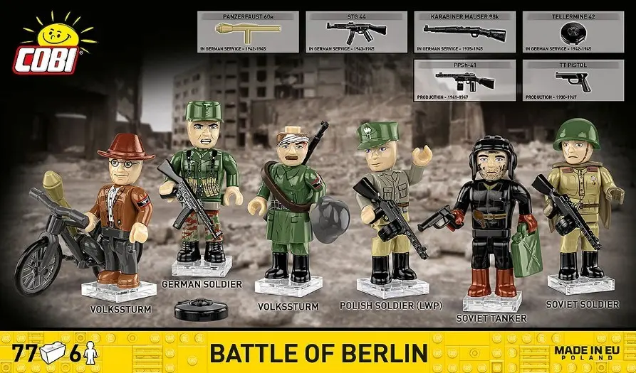 Cobi Battle of Berlin Construction Set 77 Pieces Photo 13