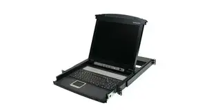 IOGEAR GCL1800 17 collu statīva LCD KVM konsole ar USB interfeisu