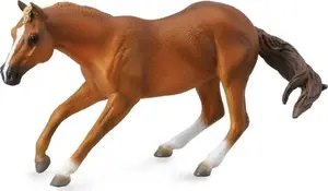 Collecta Quarter Horse šķirnes ķēves figūriņa, rudas krāsas