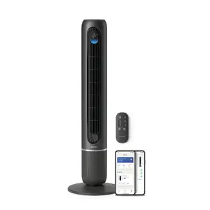 Philips CX7550/01 torņa ventilators, grīdas, melns