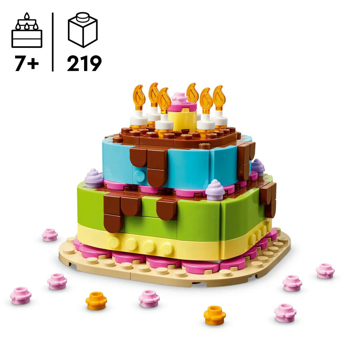 LEGO Seasonal Birthday Cake 40815 Photo 3
