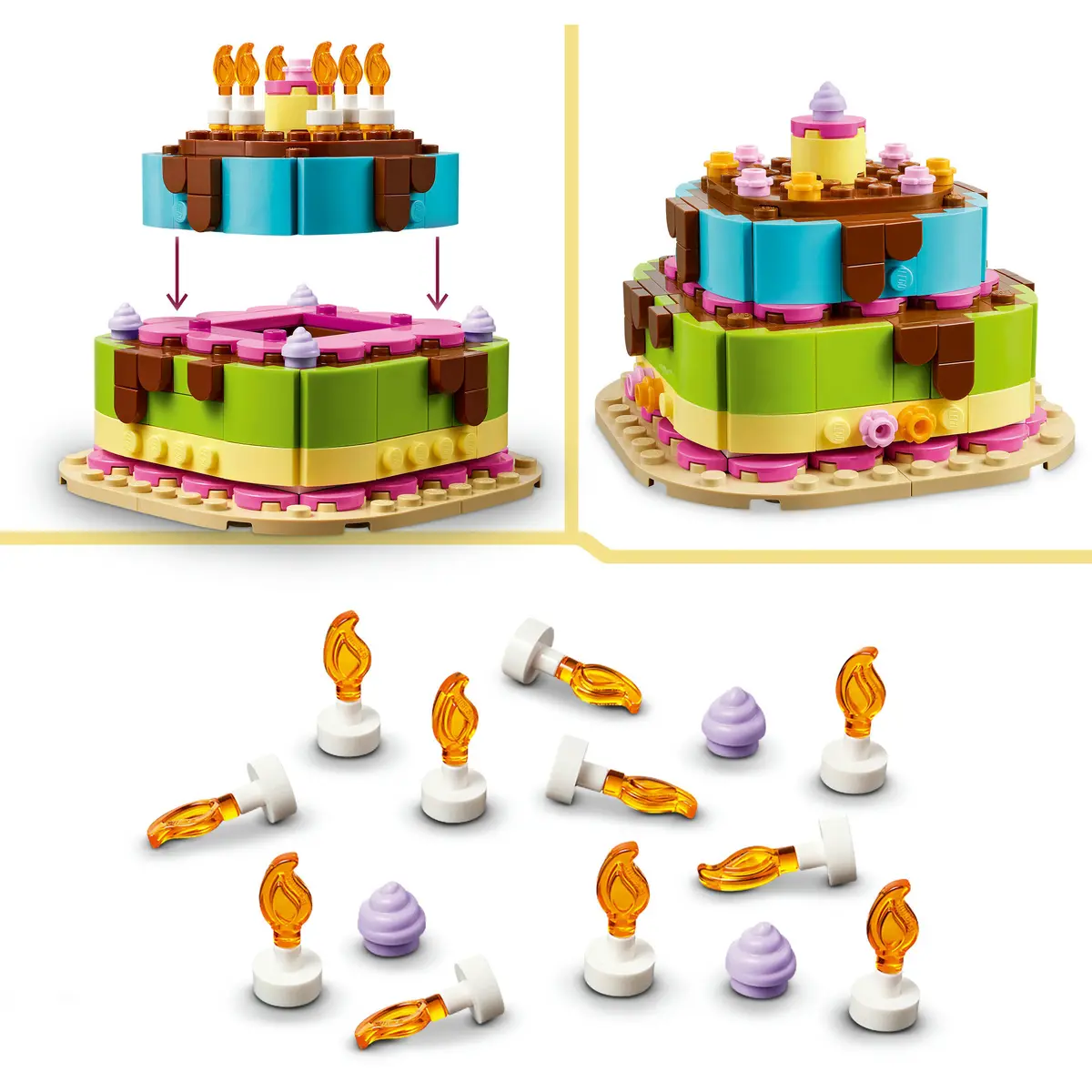 LEGO Seasonal Birthday Cake 40815 Photo 5