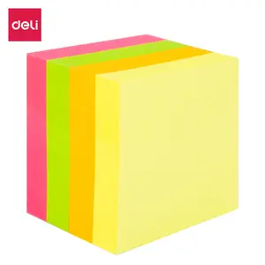 Pašlīmējošās lapiņas Deli EA03303 51x51 mm, 100 lapas, dažādas krāsas