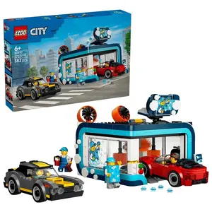 LEGO City 60497 Drive-Through Car Wash Building Set