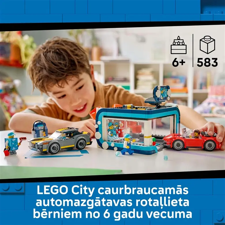 LEGO City 60497 Drive-Through Car Wash Set Photo 3