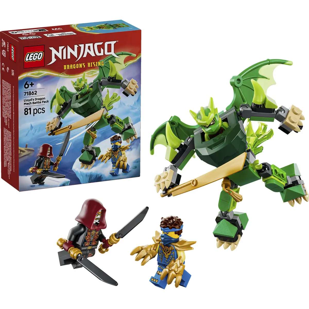 LEGO Ninjago 71862 Lloyd's Dragon Robot Battle Pack Photo 4