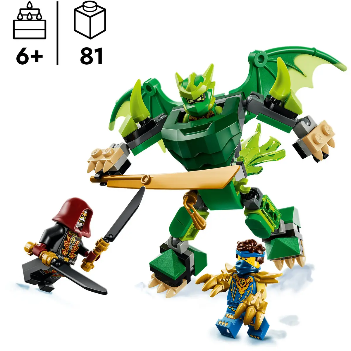 LEGO Ninjago 71862 Lloyd's Dragon Robot Battle Pack Photo 5