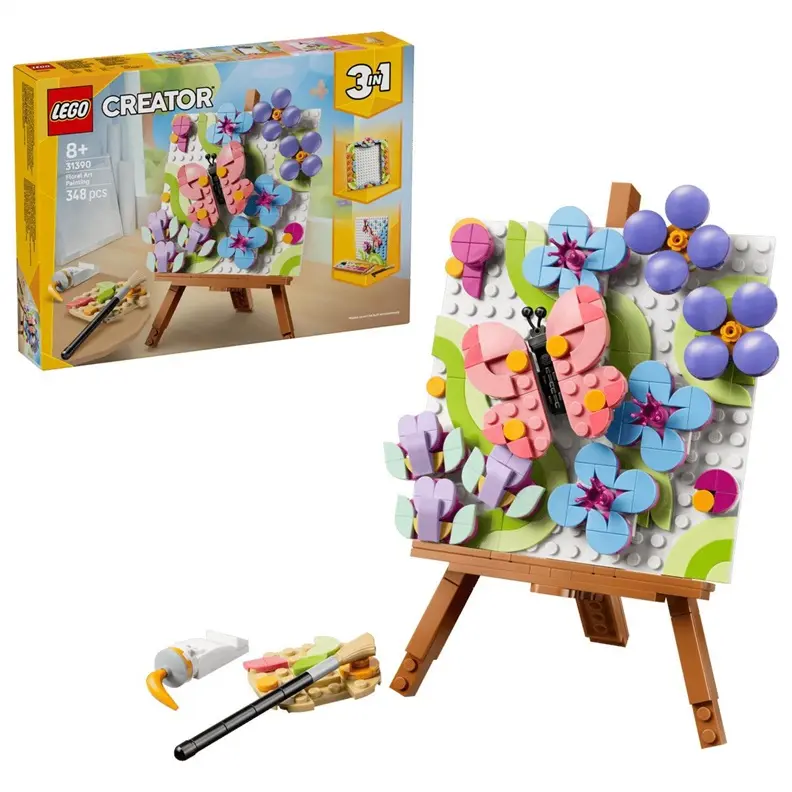 LEGO Creator 31390 Ziedu mākslas konstruktors