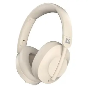 Bezvadu austiņas Defender FreeMotion B485 ANC, pilna izmēra, Bluetooth, 20-20000 Hz, bēšas