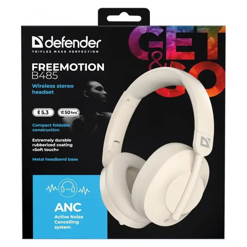 Bezvadu austiņas Defender FreeMotion B485 ANC Photo 9