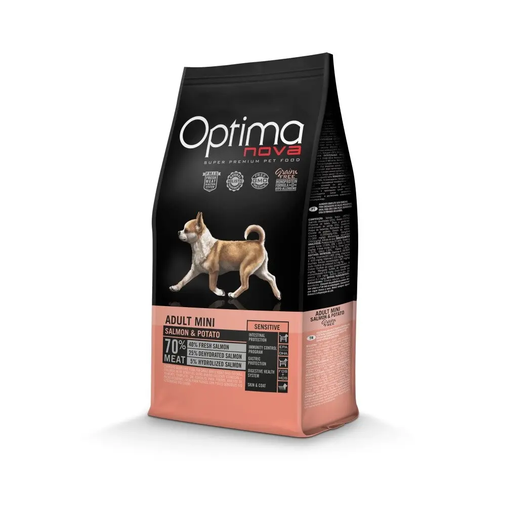 Optimanova Adult Mini Sensitive sausā suņu