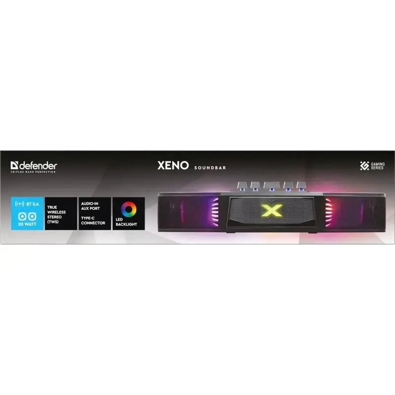 Саундбар Defender Xeno 20 Вт LED Bluetooth Photo 2