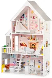 ECOTOYS XXL Residence koka leļļu māja