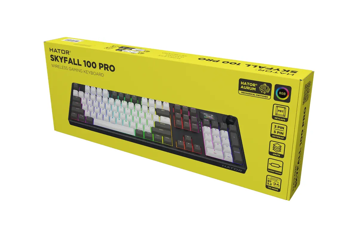 HATOR Skyfall Pro Wireless 100 mehāniskā spēļu tastatūra Photo 7