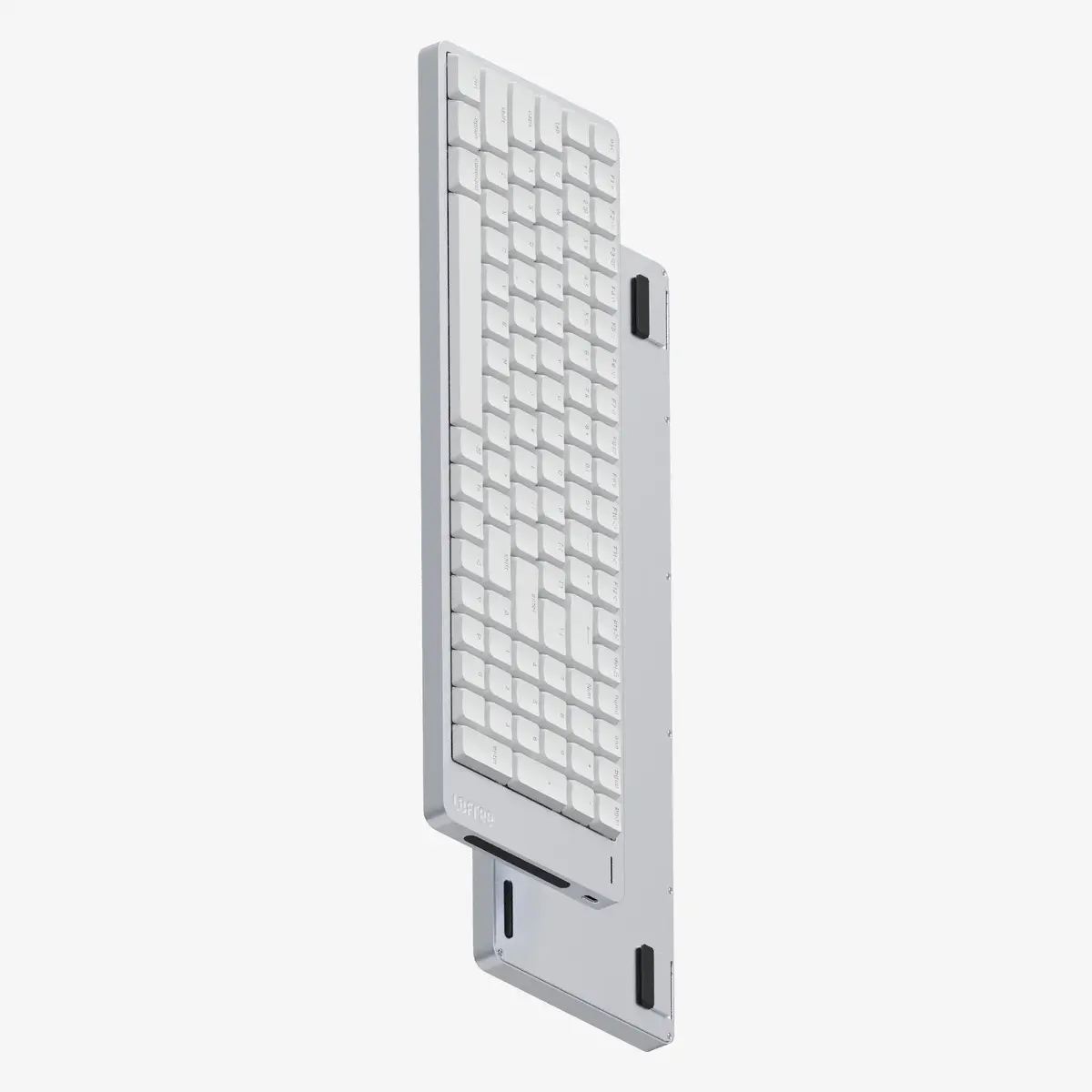 Lofree Flow 2 100 Mechanical Keyboard - Silver/White Photo 5