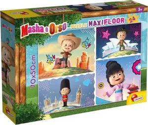 Lisciani Masha and the Bear Maxi Floor Puzzle 24 Pieces
