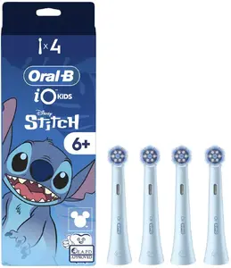 Oral-B iO Kids Stitch Replacement Toothbrush Heads, 4 Pack