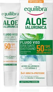 Equilibra Aloe mitrinošs sejas fluīds SPF50 40 ml