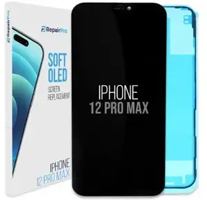 Дисплей ReplaceBase для Apple iPhone 12 Pro Max A2411 A2342 A2410 A2412 черный