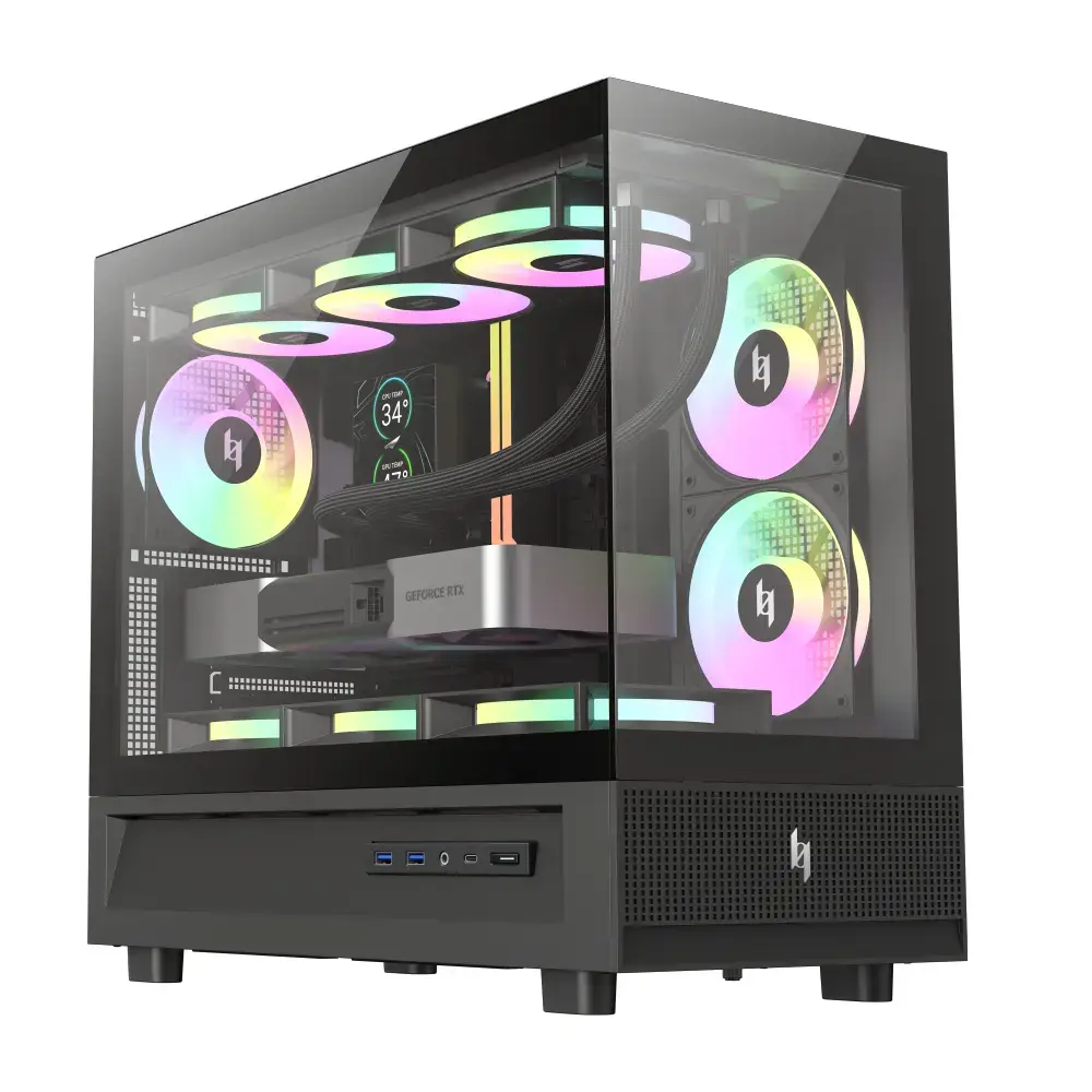 Корпус для ПК GameMax NEX C31 BK | Micro ATX Photo 3