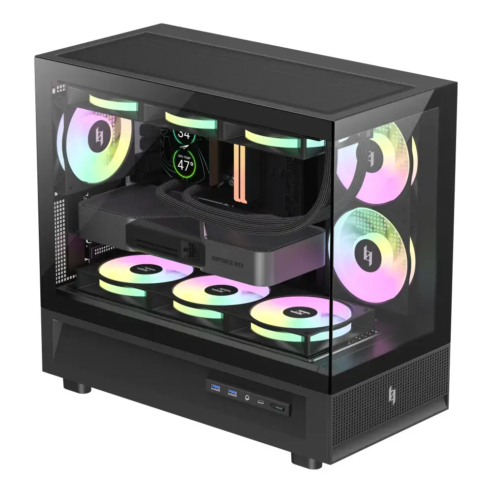 Корпус для ПК GameMax NEX C31 BK | Micro ATX Photo 5