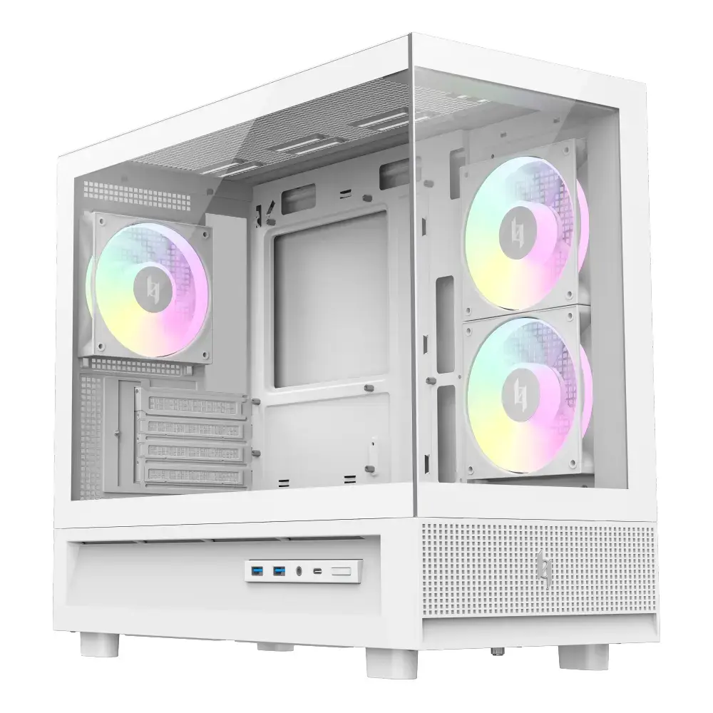 Корпус для ПК GameMax NEX C31 WH Micro ATX - белый Photo 2