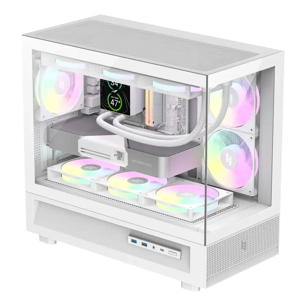 Корпус для ПК GameMax NEX C31 WH Micro ATX - белый Photo 5