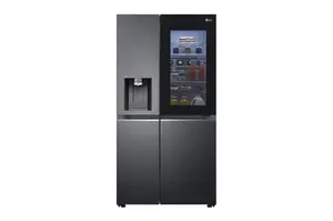 LG GSXE81EVBD Side-by-Side Refrigerator, 628 L, Freestanding, Black