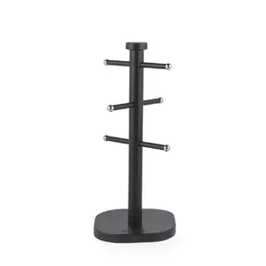 Salter BW14446 Kuro Mug Tree, Black