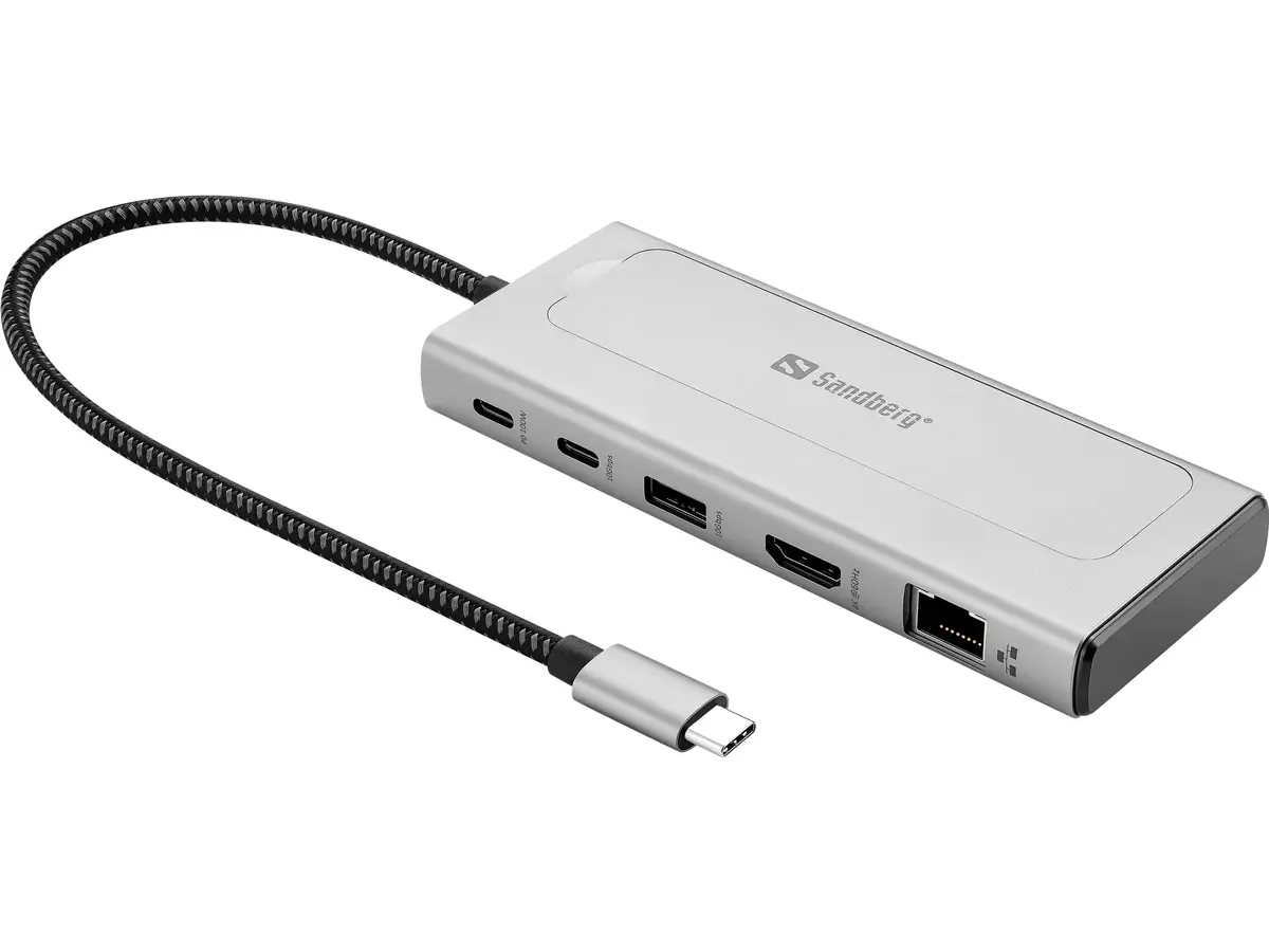 Док-станция Sandberg USB-C 6в1 с SSD отсеком Photo 2