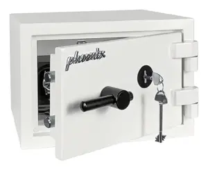 Grīdas seifs Phoenix Safe Co. Fortress SS1451K, 7 l, balts
