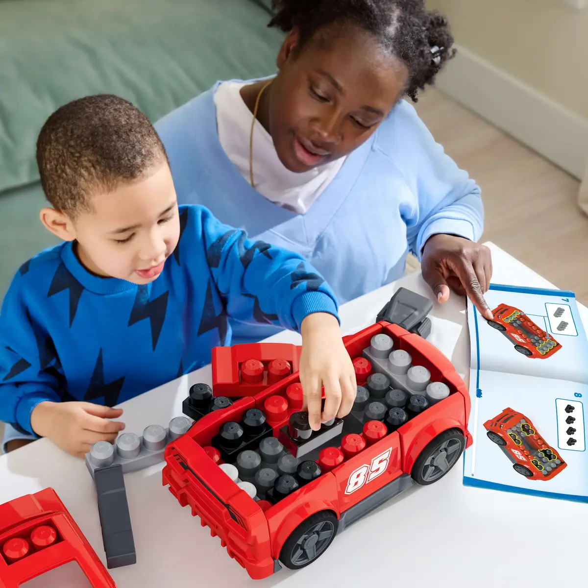 Конструктор MEGA BLOKS Build & Go Гоночный автомобиль Photo 4
