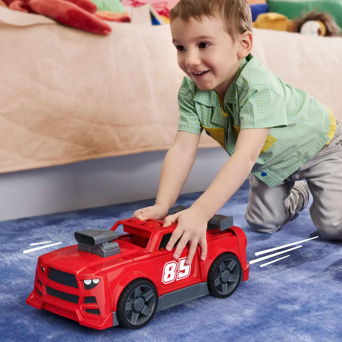 Конструктор MEGA BLOKS Build & Go Гоночный автомобиль Photo 6