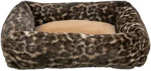 Лежак для собак Trixie Leo Nest, 80 x 60 см, коричневый