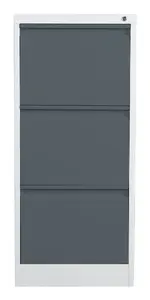 Картотечный шкаф Phoenix Safe Co. FC1003GAK на 3 ящика, стальной, серый и антрацит