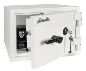 Grīdas seifs Phoenix Safe Co. Fortress SS1452K 22 l, balts