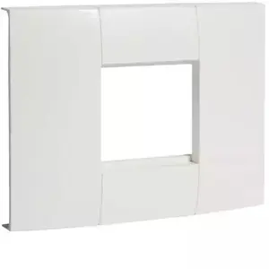 Hager LFF71H0909016 Single Frame 45x45mm for LFFxxx90 Trunking, White