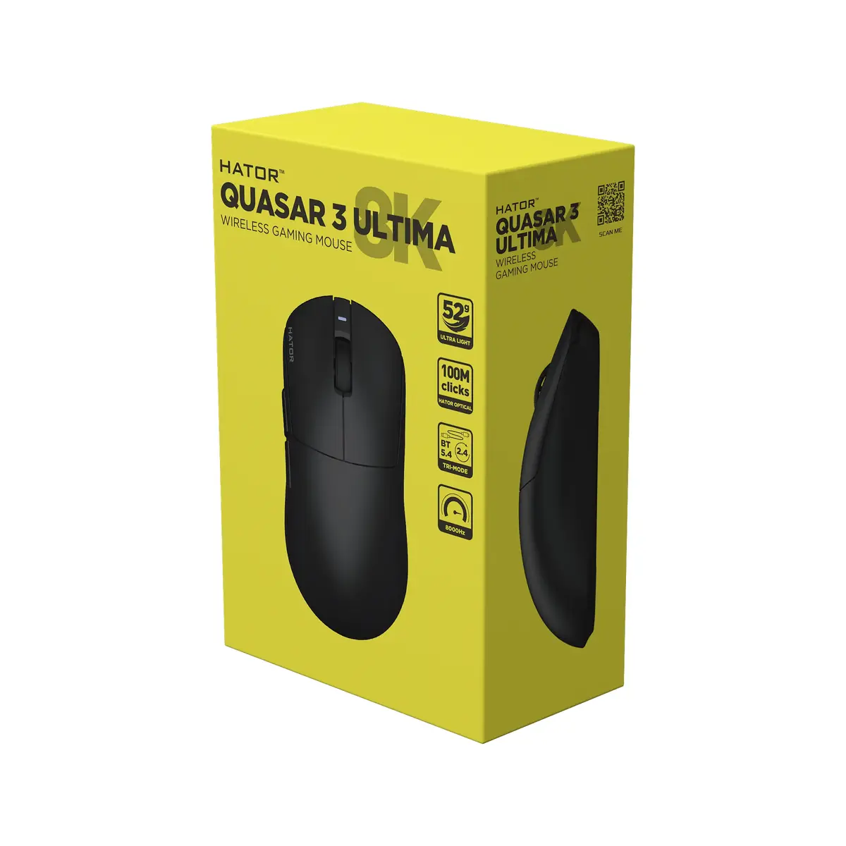HATOR Quasar 3 Ultima 8K Wireless spēļu pele Photo 7